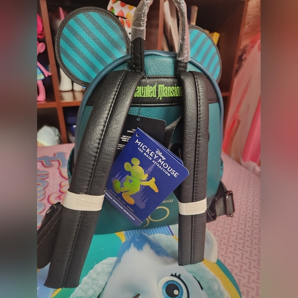 Loungefly X Disney Mickey Mouse Main Attraction (MMMA) Haunted Mansion GITD - Picture 2 of 4